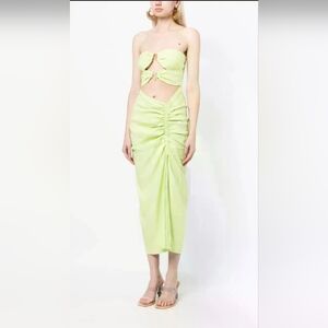 Cult Gaia Donna Cut-Out Ruched Dress, Medium